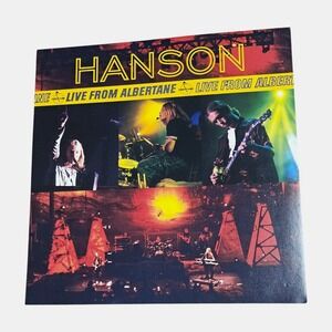 Hanson Live From Albertane 12x12 Double Sided Promo Flat Album Poster 1998 Rock